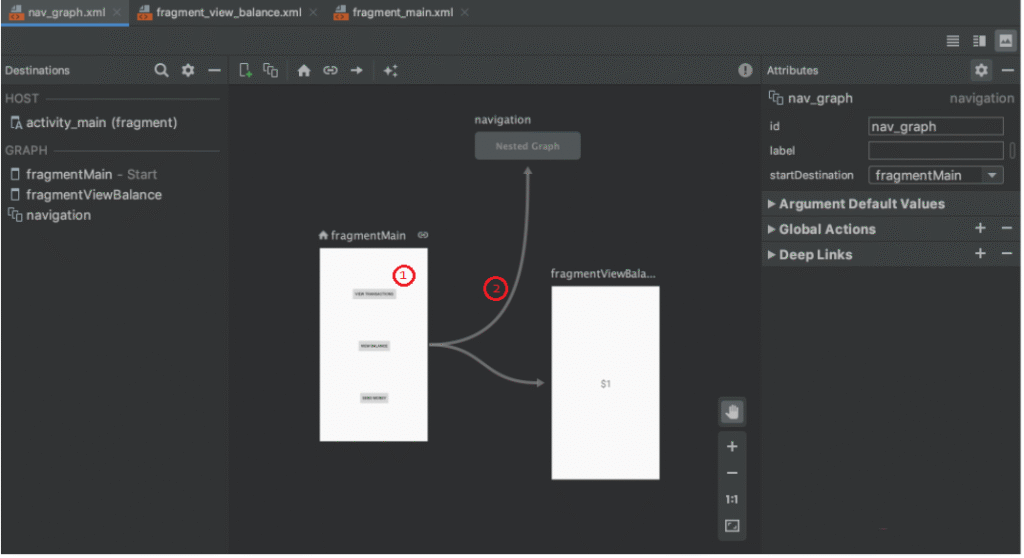 Navigation graph